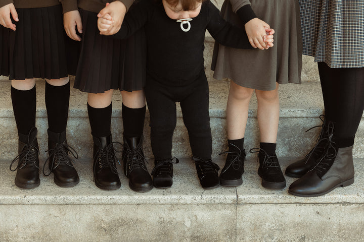 KNIT CUFF FOLD DETAIL BOOTIES
