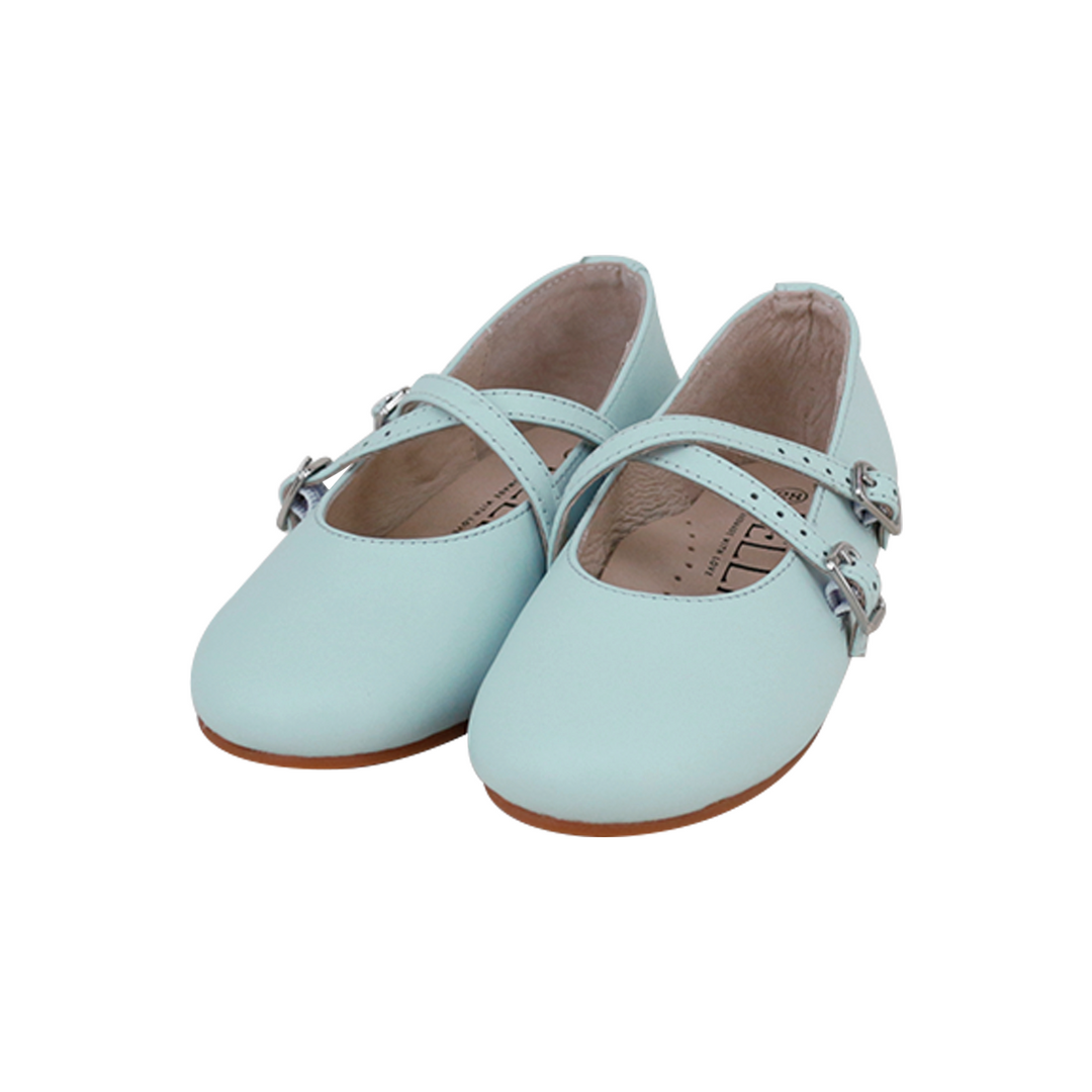 2 CROSS STRAPS WITH BUCKLES