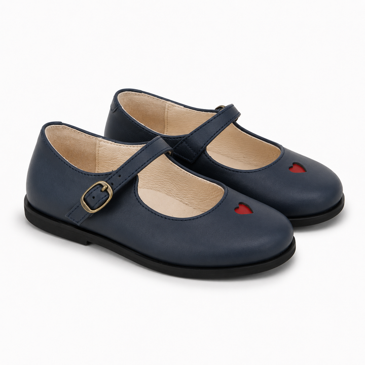 MARY JANE WITH HEARTN &amp; BUCKLE LOSURE