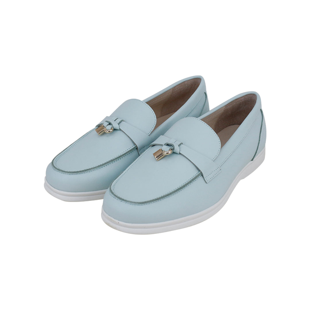 LOAFERS WITH WHITE SOLE