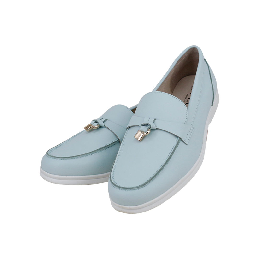 LOAFERS WITH WHITE SOLE