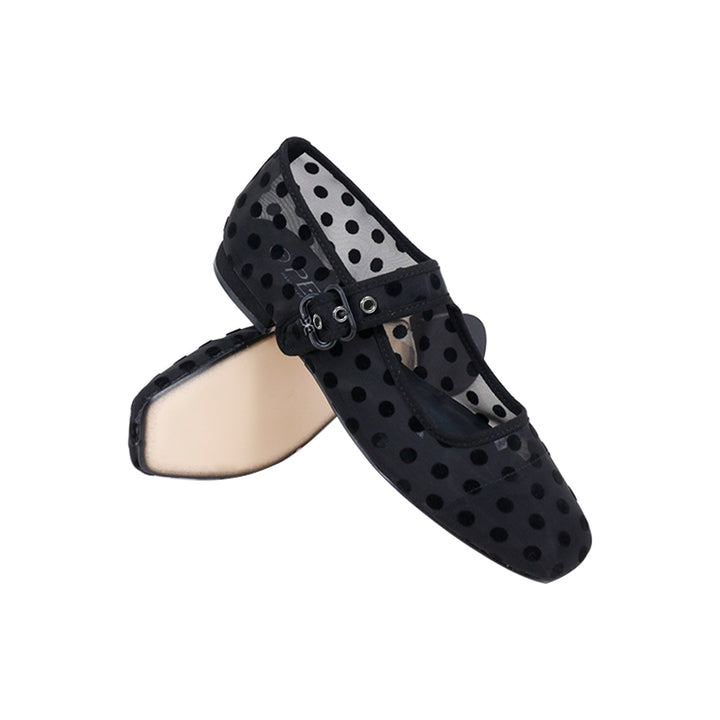 VELVET DOT MARY JANE