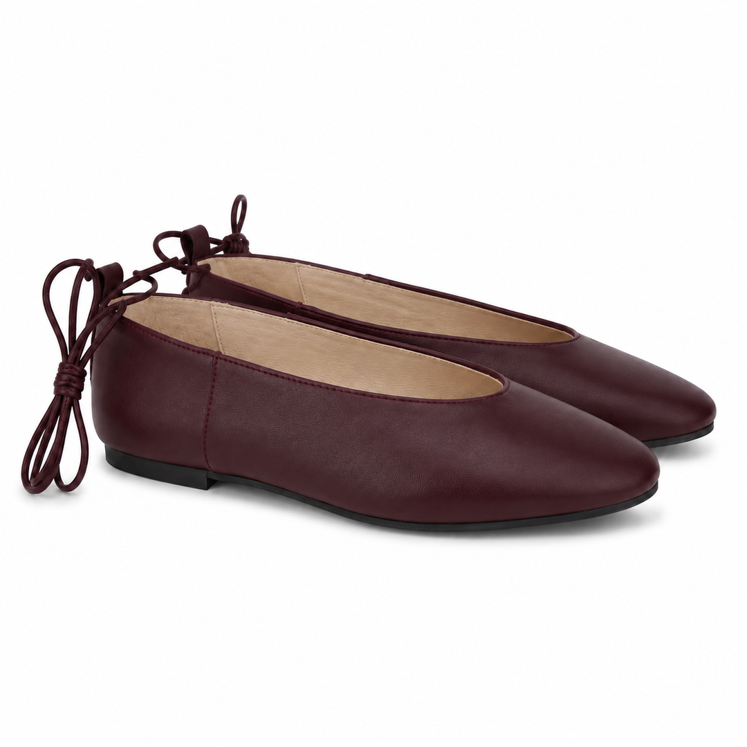 BALLERINA WITH TIE STRAP