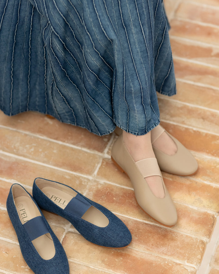 BALLERINA WITH WIDE ELASTIC