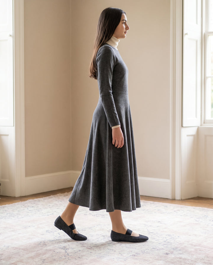 BALLERINA WITH WIDE ELASTIC