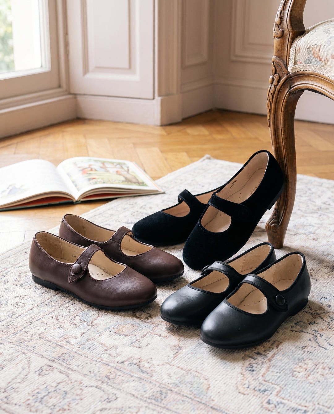 FRONT STRAP MARY JANE &amp; BUTON LOSURE