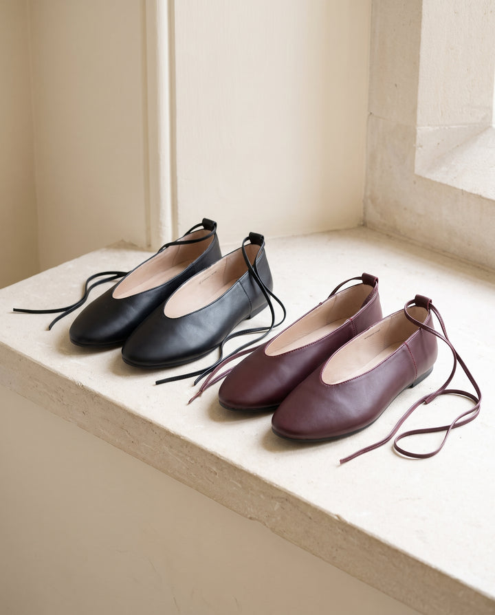 BALLERINA WITH TIE STRAP