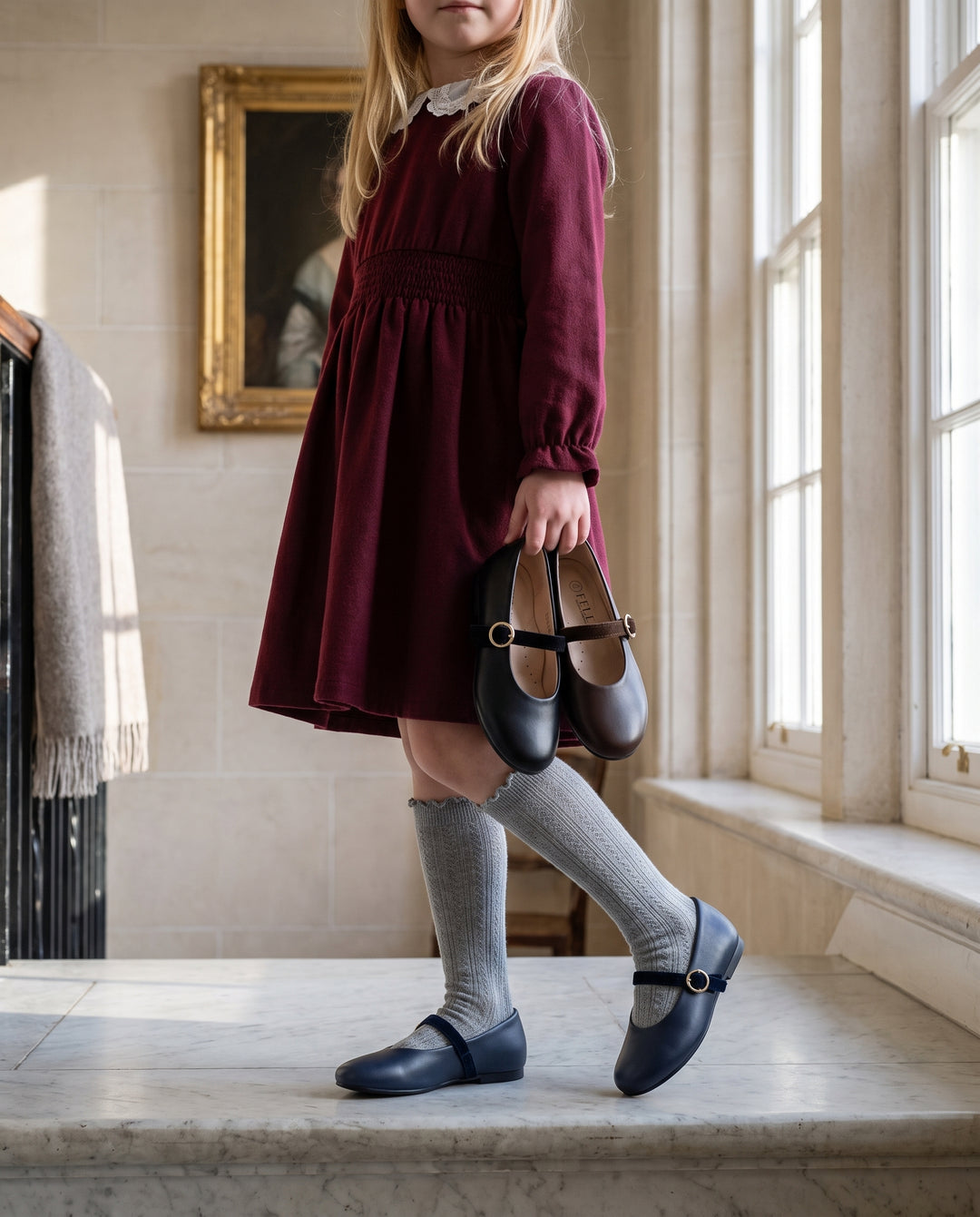 BALLERINA WITH STRAP &amp; BUCKLE